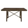 Dining Room Homelegance (Homerica East) | Homelegance Furniture Levittown Counter Height Table In Brown 5757-36