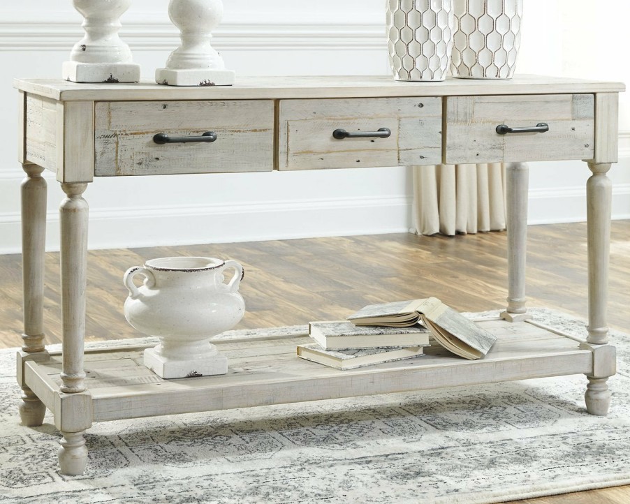 Living Room Ashley Furniture | Shawnalore Sofa/Console Table