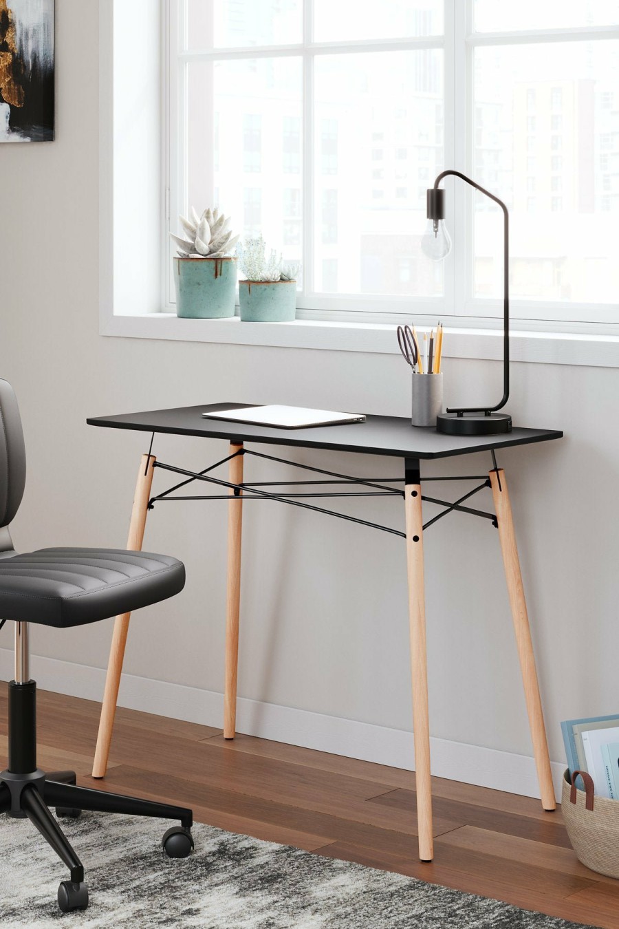 Home Office Ashley Furniture | Jaspeni Home Office Desk