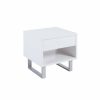 Living Room Coaster Z2 Premium | G705698 Contemporary Glossy White End Table