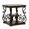 Living Room Coaster Z2 Premium | Occasional Traditional Dark Brown End Table