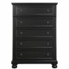 Bedroom Homelegance (Homerica East) | Homelegance Laurelin 5 Drawer Chest In Black 1714Bk-9