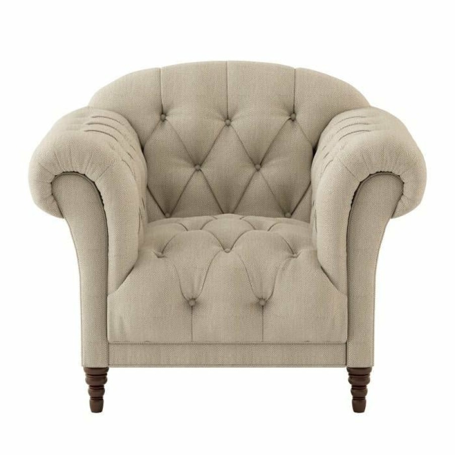 Living Room Homelegance (Homerica East) | Homelegance Furniture St. Claire Chair In Brown 8469-1