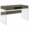 Home Office Coaster Z2 Premium | G800818 Contemporary Weathered Grey Writing Desk