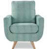 Living Room Homelegance (Homerica East) | Homelegance Furniture Deryn Accent Chair In Teal 8327Tl-1S