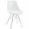 Dining Room Coaster Z2 Premium | Lowry Contemporary White Dining Chair