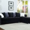 Living Room FOA East | Wilmington Sectional, Black