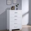 Bedroom Coaster Z2 Premium | Jessica Contemporary Five Drawer Chest