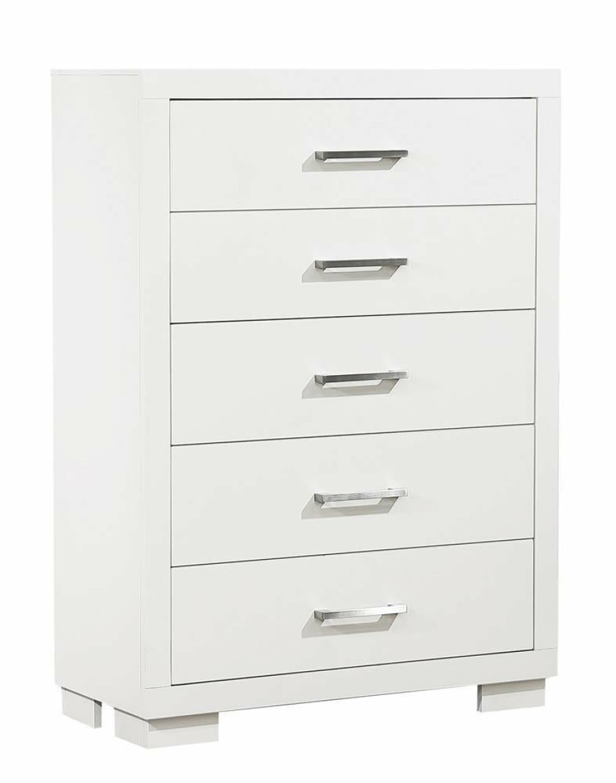 Bedroom Coaster Z2 Premium | Jessica Contemporary Five Drawer Chest