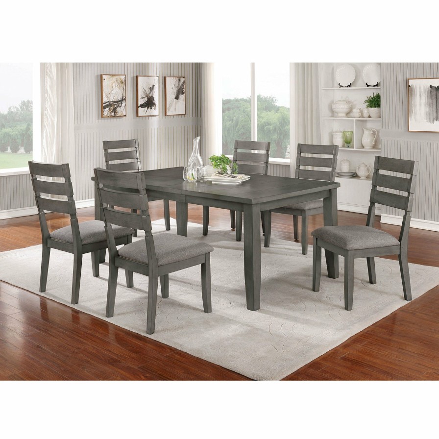 Dining Room FOA East | Viana 7 Pc. Dining Table Set