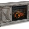 Entertainment Ashley Furniture | Wynnlow 63" Tv Stand With Electric Fireplace