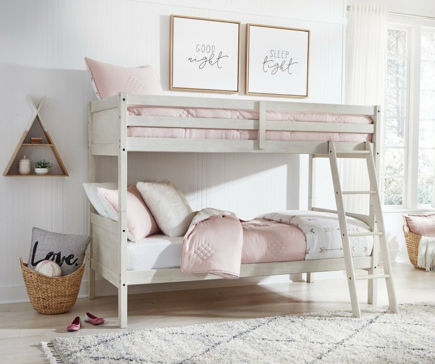 Bedroom Ashley Furniture | Robbinsdale / Bunk Bed With Ladder