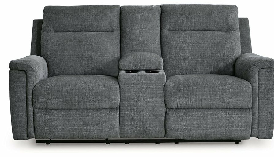 Living Room Ashley Furniture | Barnsana Power Reclining Loveseat With Console