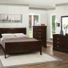 Bedroom Coaster Z2 Premium | Louis Philippe Traditional Cappuccino King Four Piece Bedroom Set