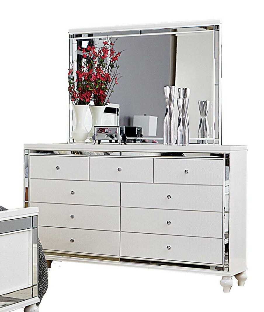 Bedroom Homelegance (Homerica East) | Homelegance Alonza 9 Drawer Dresser In White 1845-5