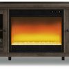 Entertainment Ashley Furniture | Arlenbry 60" Tv Stand With Electric Fireplace