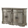 Dining Room ACME | Northville Antique Silver Server (Wood Top)