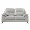 Living Room Homelegance (Homerica East) | Homelegance Furniture Mischa Loveseat In Silver Gray 9514Sve-2