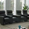 Living Room Coaster Z2 Premium | 600181 S4B 5 Pc 4 Seater Home Theater