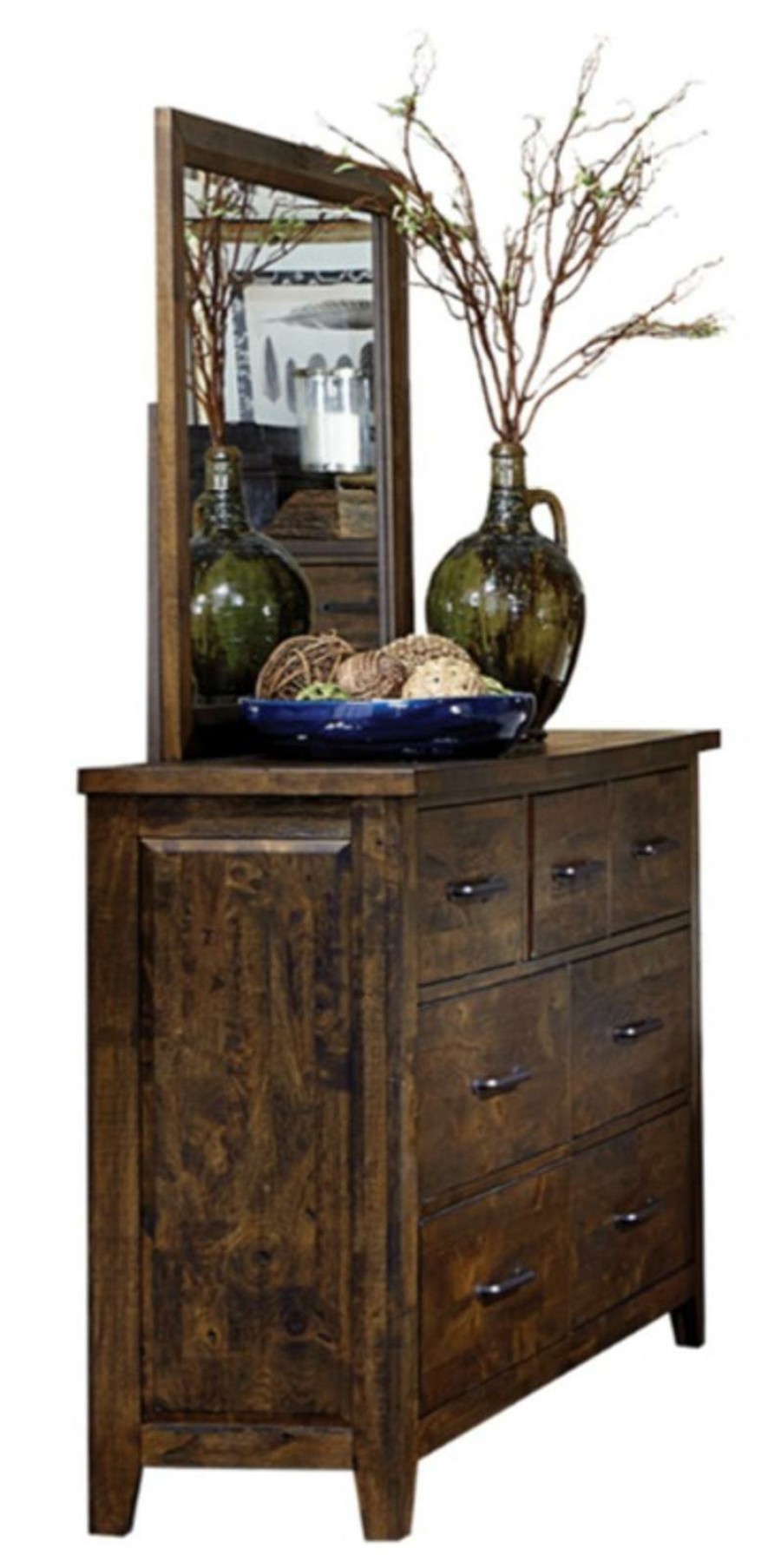 Bedroom Homelegance (Homerica East) | Homelegance Jerrick Dresser In Burnished Brown 1957-5