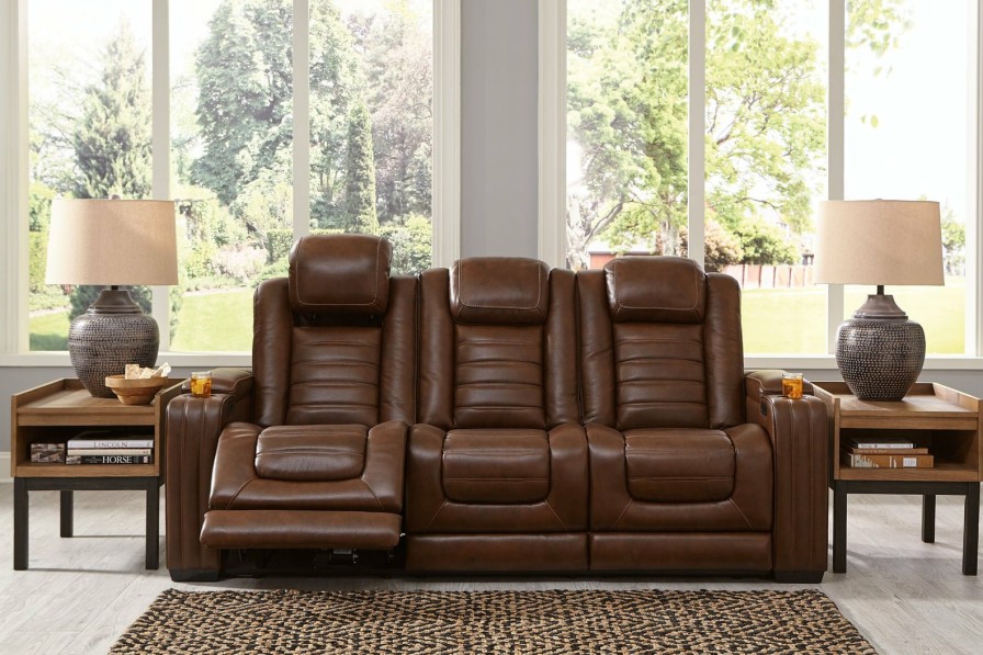 Living Room Ashley Furniture | Backtrack Power Reclining Sofa