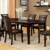 Dining Room FOA East | Woodside Dark Cherry 6 Pc. Dining Table Set W/ Bench