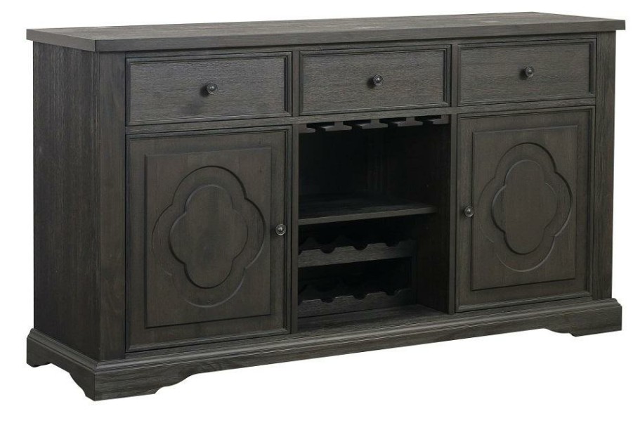 Dining Room Homelegance | Homelegance Arasina Server In Dark Pewter 5559N-40