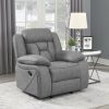 Living Room Coaster Z2 Premium | Houston Casual Stone Glider Recliner