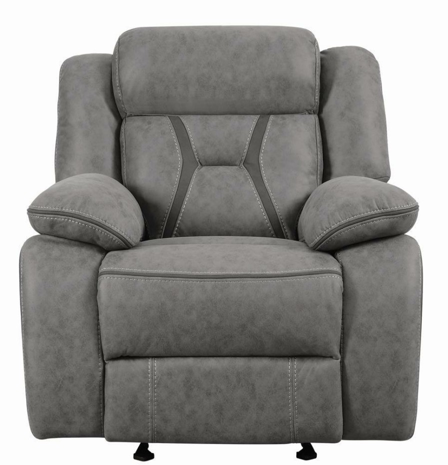 Living Room Coaster Z2 Premium | Houston Casual Stone Glider Recliner