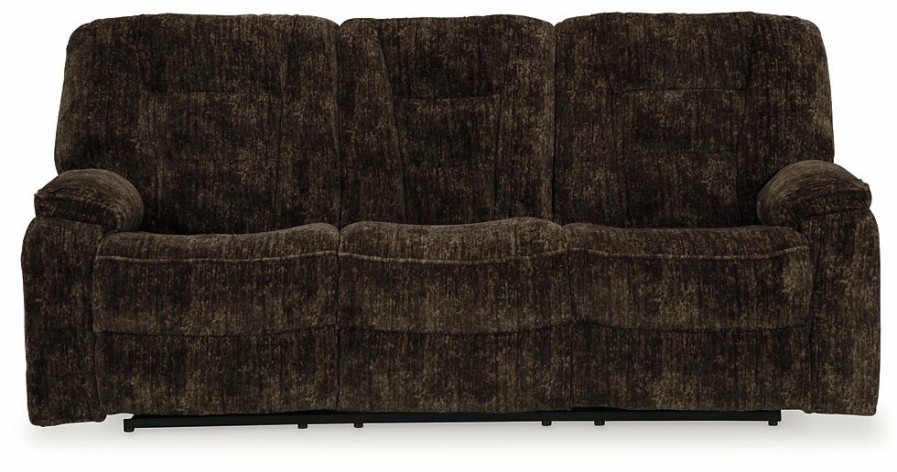 Living Room Ashley Furniture | Soundwave Reclining Sofa With Drop Down Table