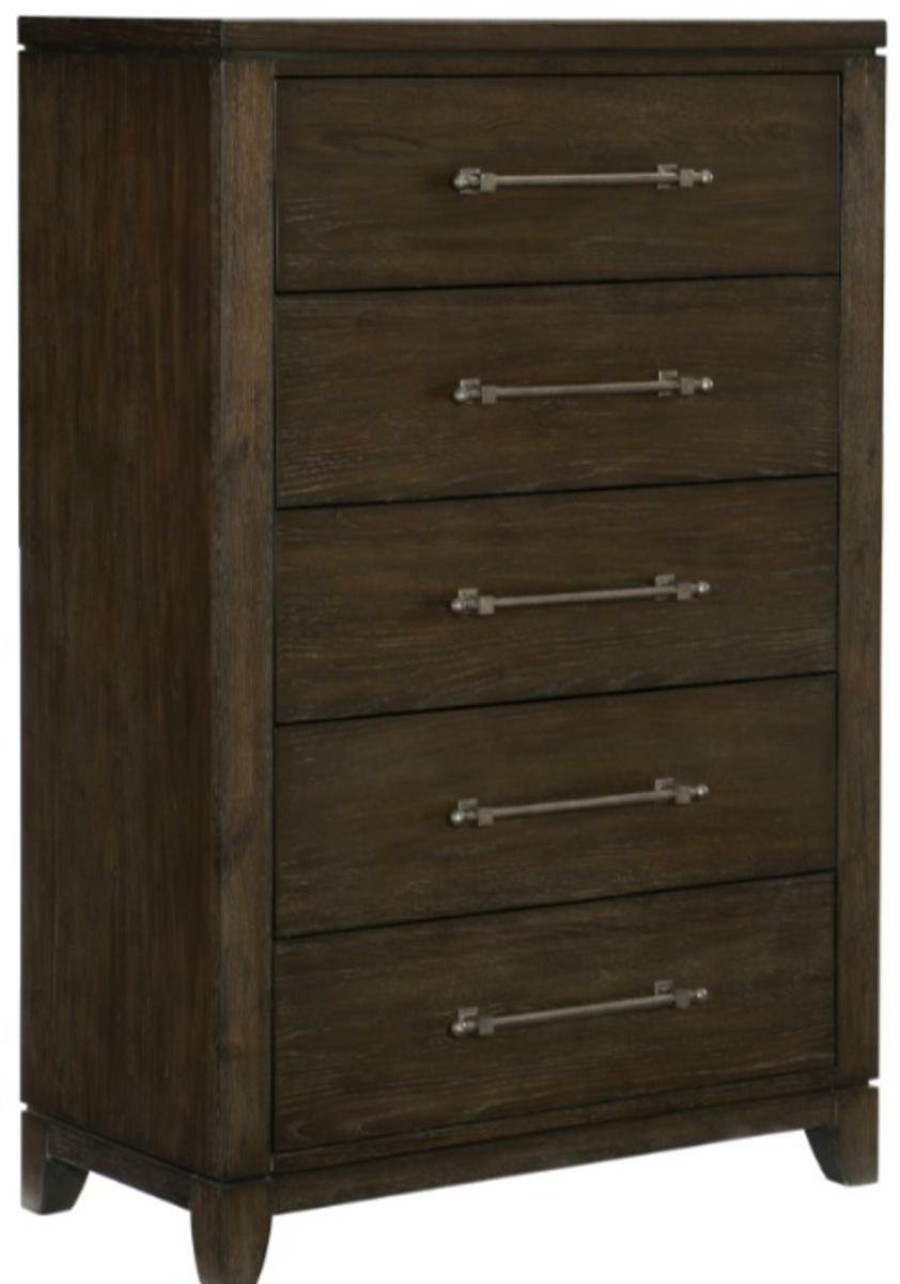 Bedroom Homelegance (Homerica East) | Homelegance Griggs Chest In Dark Brown 1669-9