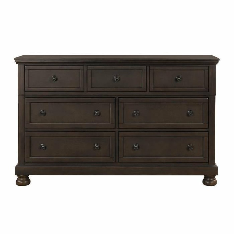 Bedroom Homelegance (Homerica East) | Homelegance Begonia Dresser In Gray 1718Gy-5