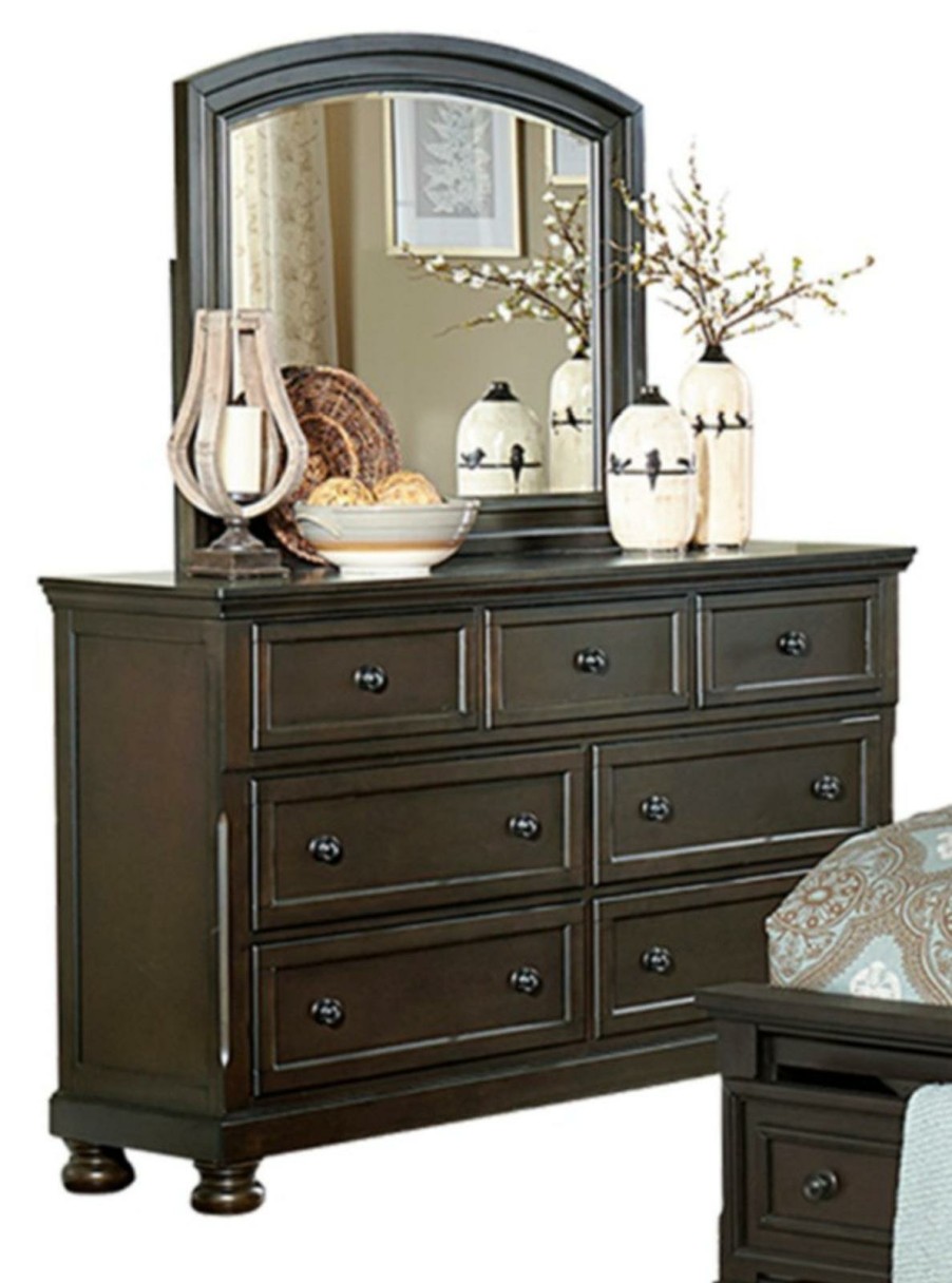 Bedroom Homelegance (Homerica East) | Homelegance Begonia Dresser In Gray 1718Gy-5