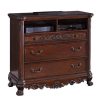 Entertainment Homelegance | Homelegance Deryn Park Tv Chest In Cherry 2243-11