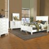 Bedroom Coaster Z2 Premium | Sandy Beach White California King Four Piece Bedroom Set