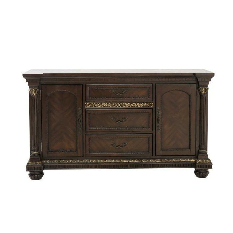 Dining Room Homelegance (Homerica East) | Homelegance Russian Hill Buffet/Server In Cherry 1808-55