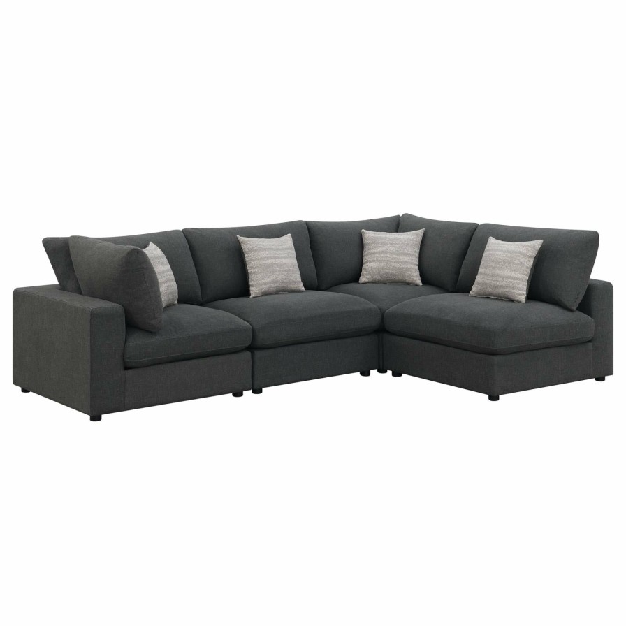 Living Room Coaster Z2 Premium | 551324 Seta 4 Pc Sectional Set