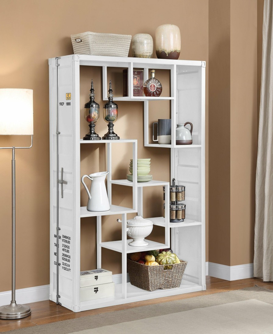 Home Office ACME | Cargo White Shelf Rack / Book Shelf