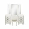 Bedroom Homelegance (Homerica East) | Homelegance Allura Vanity Dresser With Mirror In White 1916W-15*