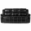 Living Room Homelegance (Homerica East) | Homelegance Furniture Bastrop Double Reclining Sofa In Black 8230Blk-3