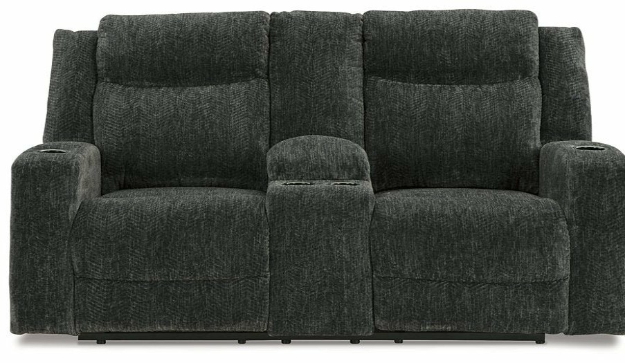 Living Room Ashley Furniture | Martinglenn Power Reclining Loveseat With Console