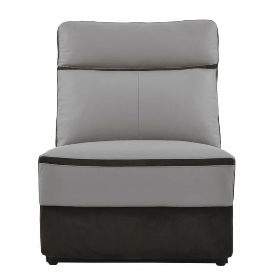 Living Room Homelegance (Homerica East) | Homelegance Furniture Laertes Power Armless Reclining Chair In Taupe Gray 8318-Arpw