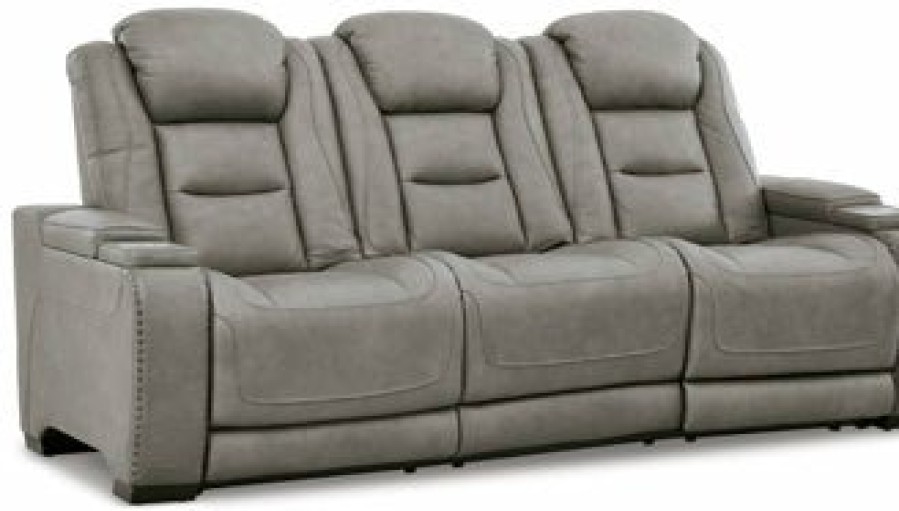 Living Room Ashley Furniture | The Man-Den Power Reclining Sofa