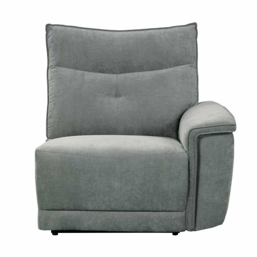 Living Room Homelegance (Homerica East) | Homelegance Furniture Tesoro Power Right Side Reclining Chair In Dark Gray 9509Dg-Rrpwh