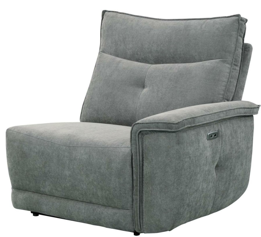 Living Room Homelegance (Homerica East) | Homelegance Furniture Tesoro Power Right Side Reclining Chair In Dark Gray 9509Dg-Rrpwh