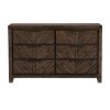 Bedroom Homelegance (Homerica East) | Homelegance Parnell Dresser In Rustic Cherry 1648-5