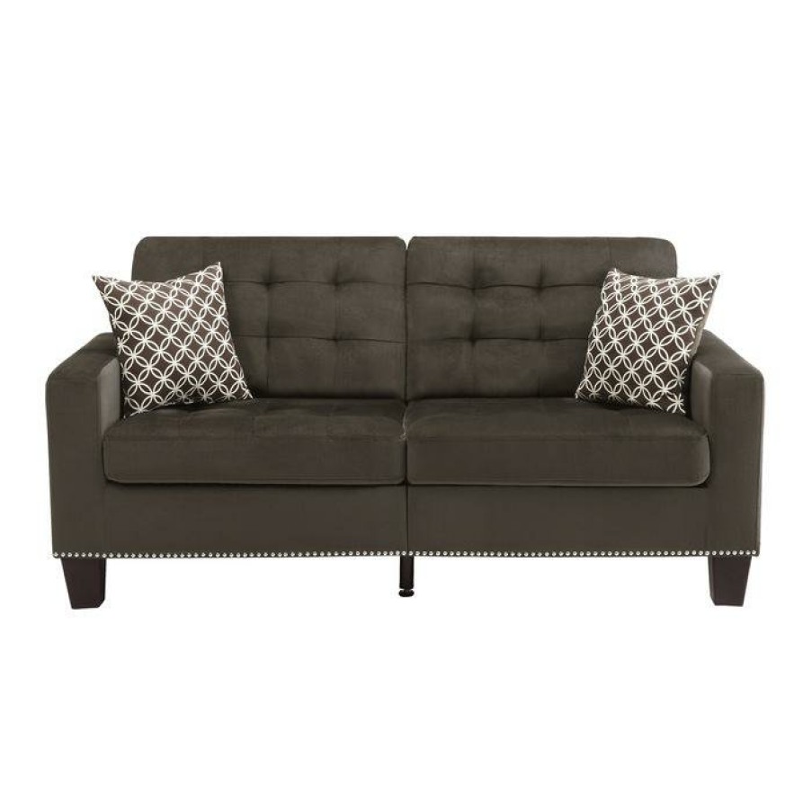 Living Room Homelegance (Homerica East) | Homelegance Furniture Lantana Sofa In Chocolate 9957Ch-3