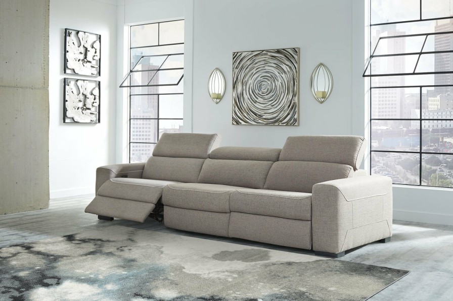 Living Room Ashley Furniture | Mabton Power Reclining Living Room Set