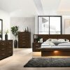 Bedroom Coaster Z2 Premium | Jessica Dark Cappuccino Queen Five Piece Bedroom Set