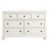 Bedroom Homelegance (Homerica East) | Homelegance Laurelin 7 Drawer Dresser In White 1714W-5